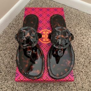Tory Burch Tortoise Shell Miller NIB Size 7.5